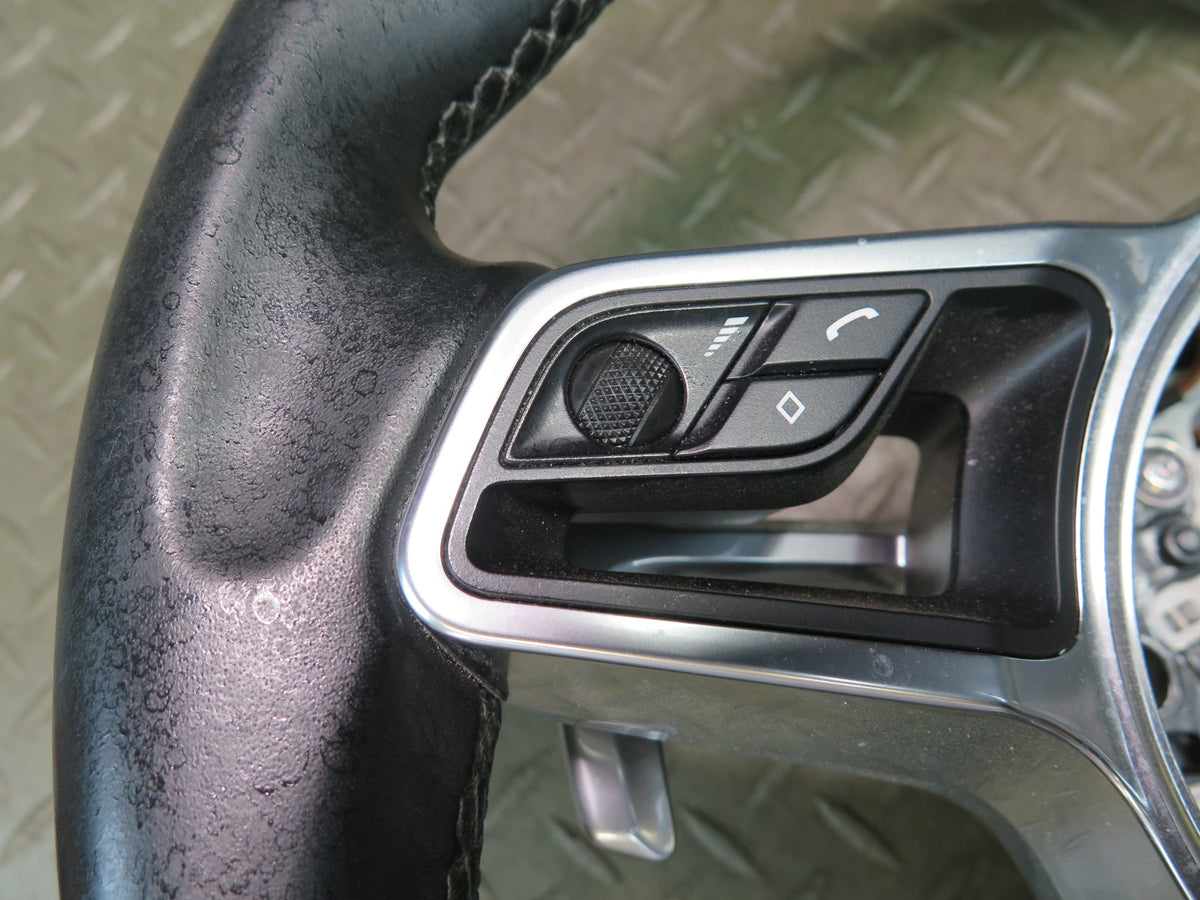 2015-2018 Porsche Macan 3-SPOKE Leather Steering W/ Controls & Paddles