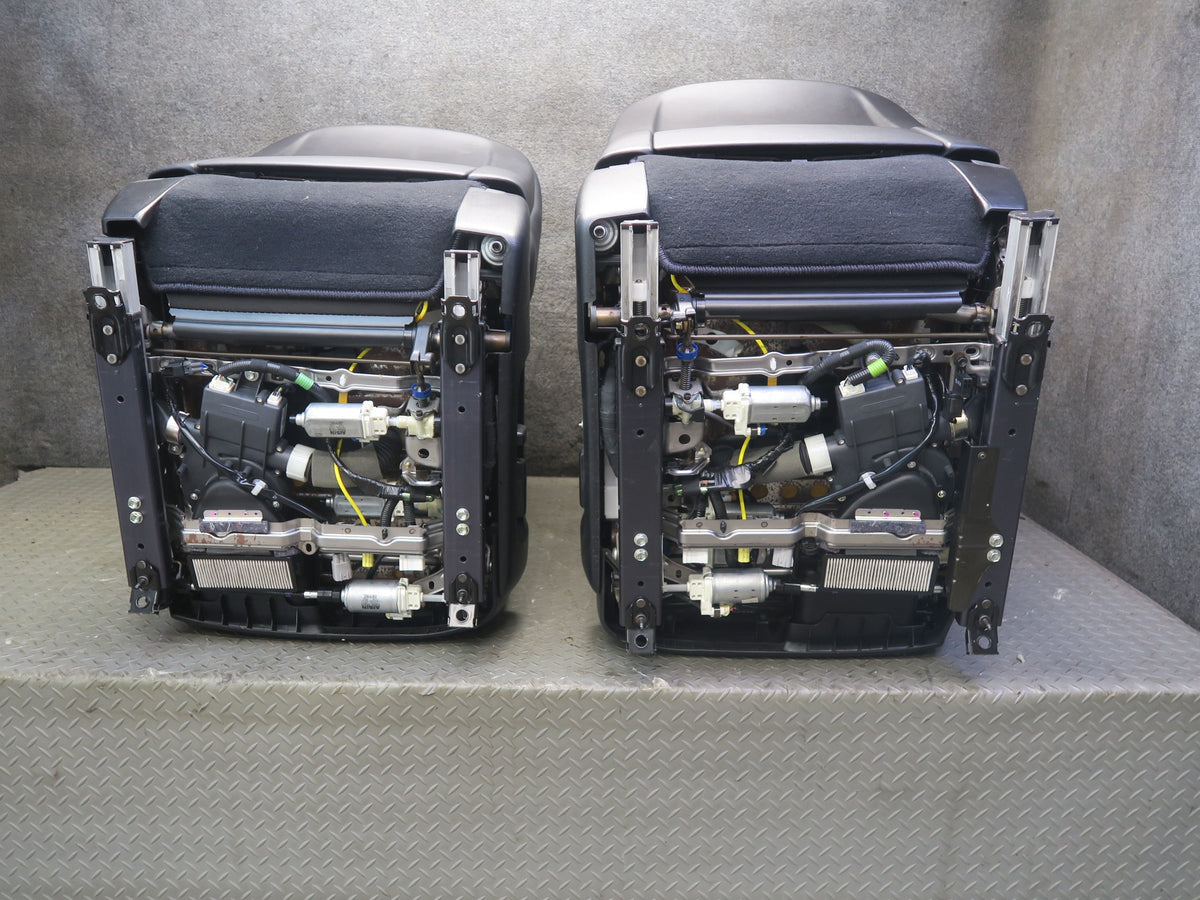 04-06 Lexus UCF30L LS430 Front & Rear Leather Climate Power Seat Set Black OEM
