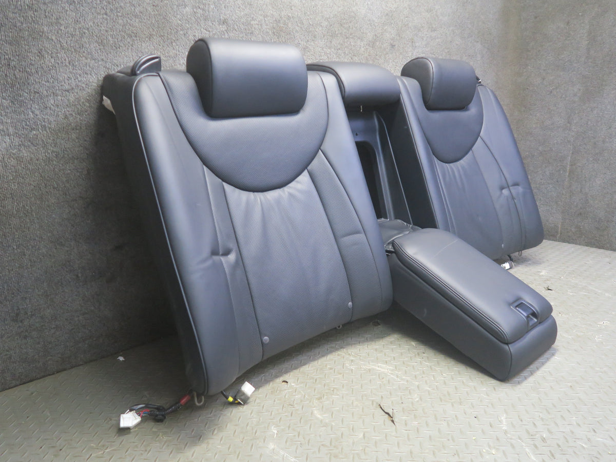 04-06 Lexus UCF30L LS430 Front & Rear Leather Climate Power Seat Set Black OEM