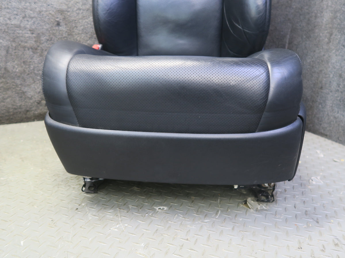 10-12 Lexus UVF46L LS600h Set of 2 Front Left & Right Leather Seat Black OEM