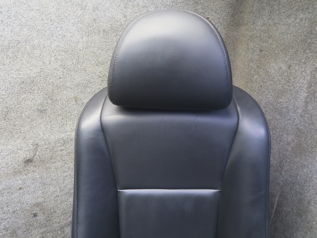 10-12 Lexus UVF46L LS600h Set of 2 Front Left & Right Leather Seat Black OEM