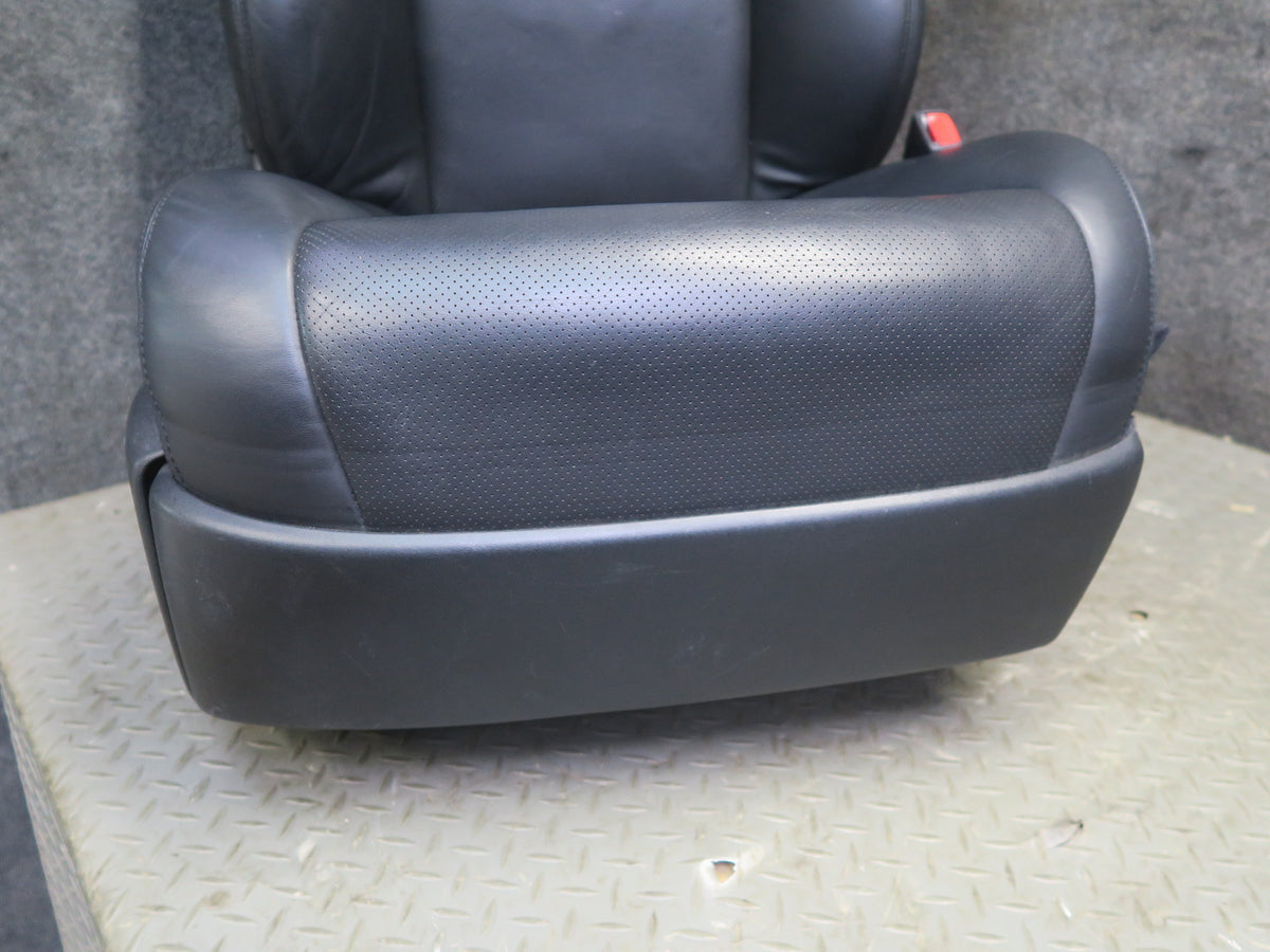 10-12 Lexus UVF46L LS600h Set of 2 Front Left & Right Leather Seat Black OEM