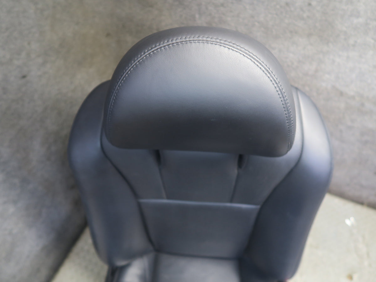 10-12 Lexus UVF46L LS600h Set of 2 Front Left & Right Leather Seat Black OEM