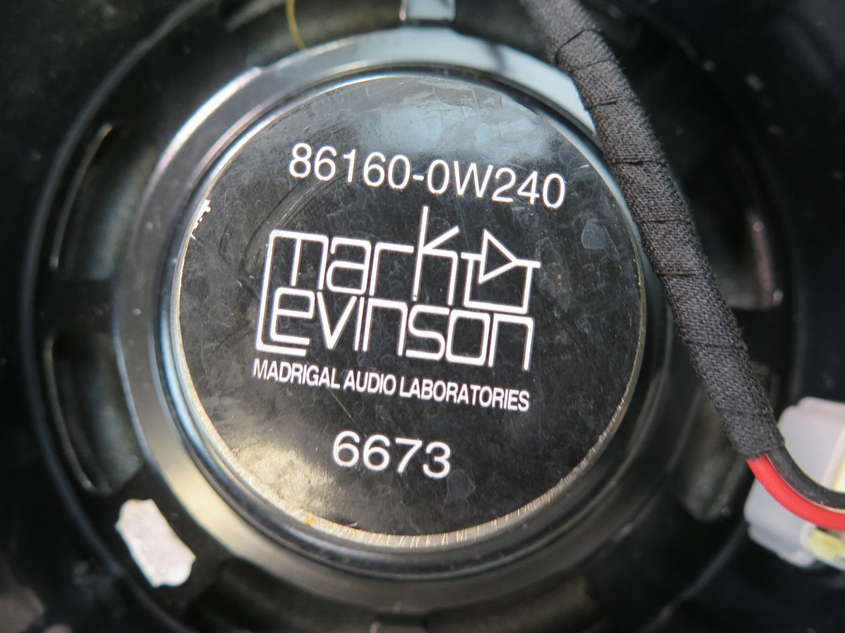 01-06 Lexus UCF30L LS430 Set of 2 Front Door Mark Levinson Speaker OEM