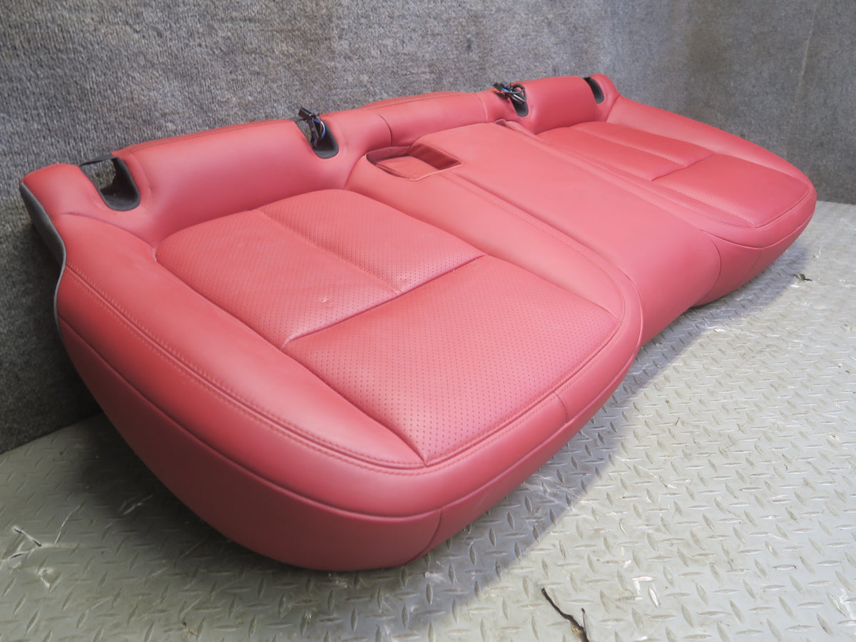 2015-2018 Porsche Macan Front & Rear Heated Perforated Leather Seat Set RED