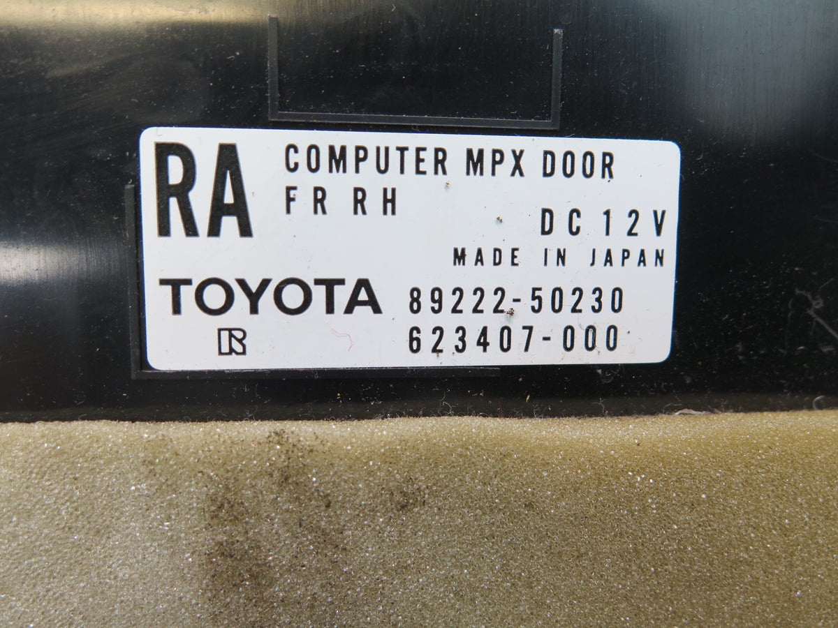 04-06 Lexus UCF30L LS430 Front Right Passenger Door Multiplex Control Module OEM