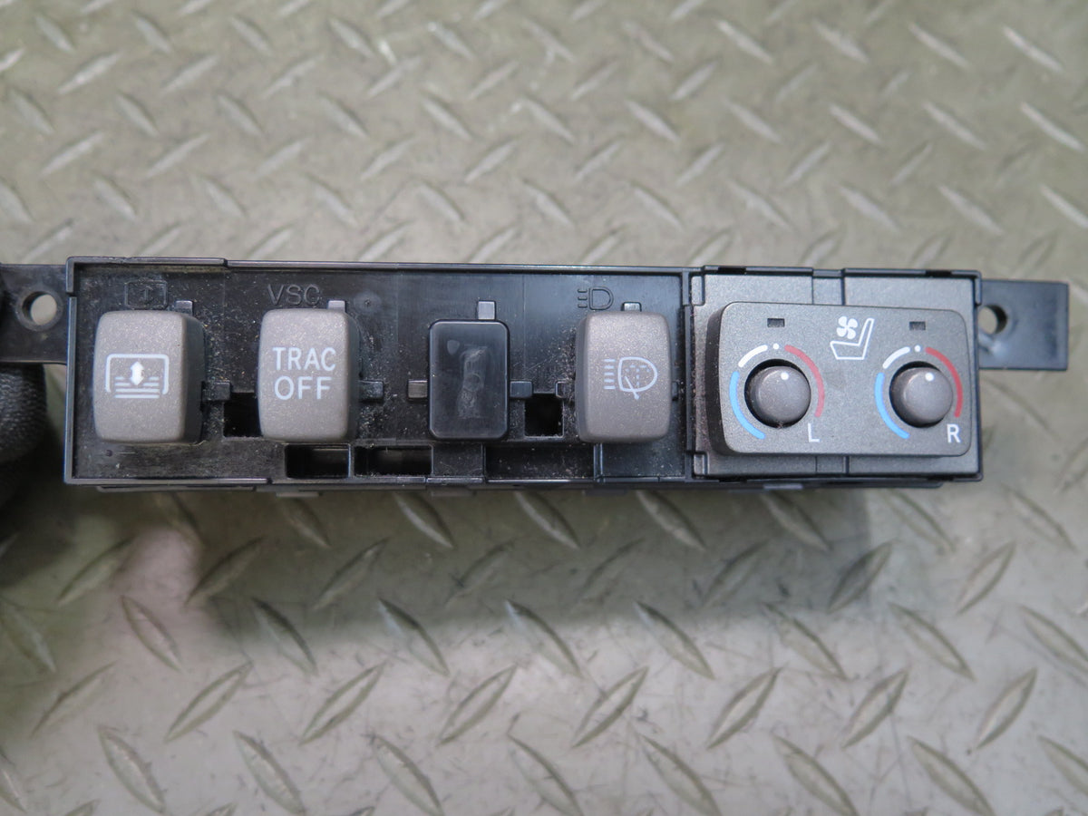 01-06 Lexus UCF30L LS430 Dash Heated Seat Trac Sun Shade Washer Switch Panel OEM