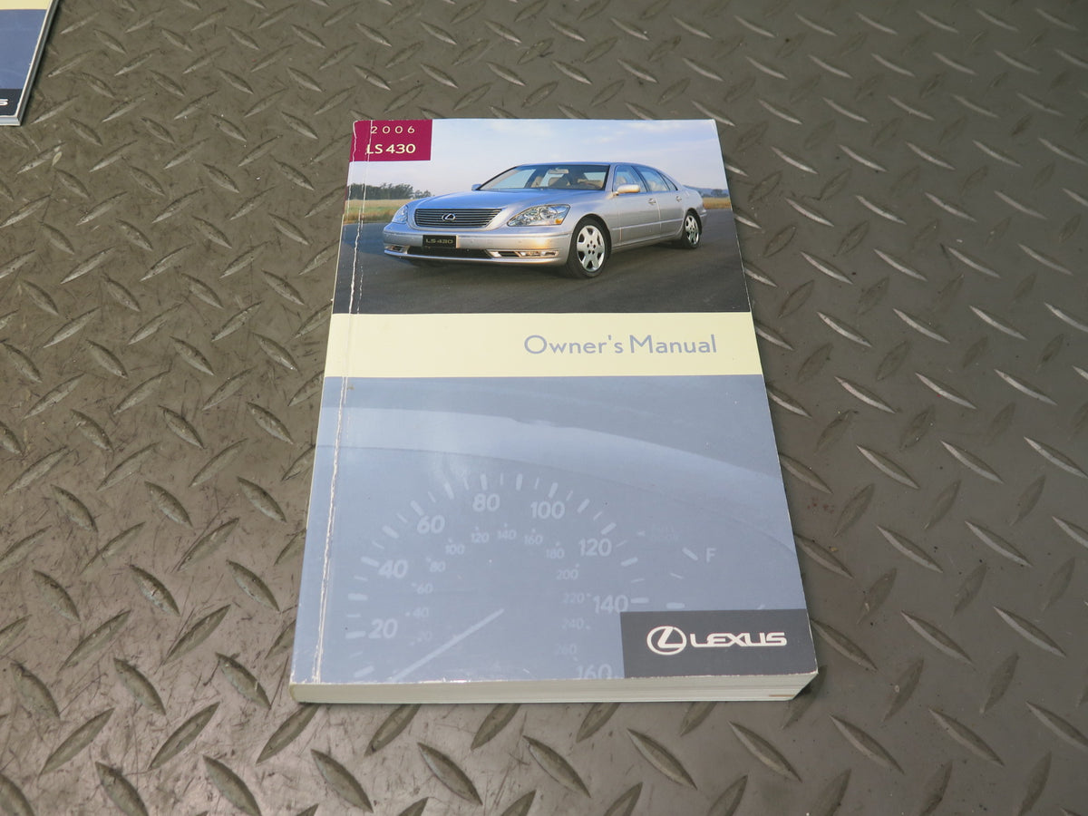 2006 Lexus UCF30L LS430 Owner User Operator Guide Manual Book Set w Case OEM