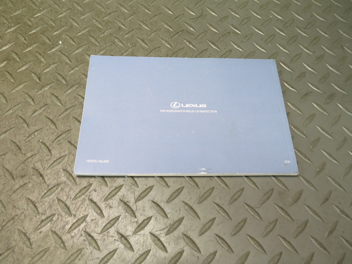 2006 Lexus UCF30L LS430 Owner User Operator Guide Manual Book Set w Case OEM