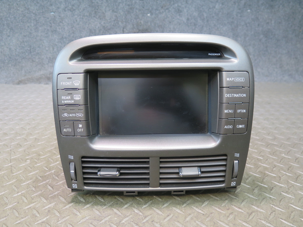 04-06 Lexus UCF30L LS430 GPS Navi DVD Player Control Head Unit 86110-50180 OEM