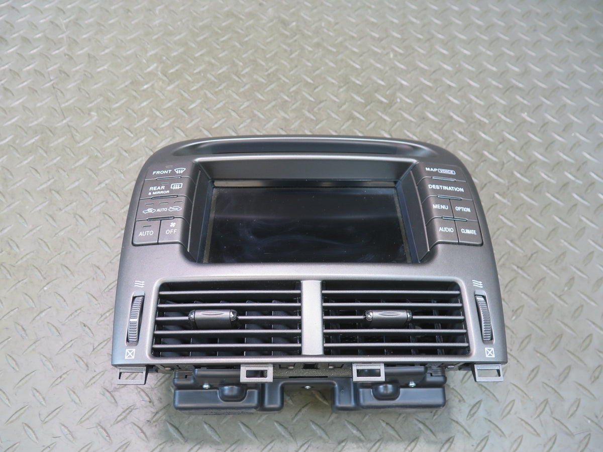 04-06 Lexus UCF30L LS430 GPS Navi DVD Player Control Head Unit 86110-50180 OEM