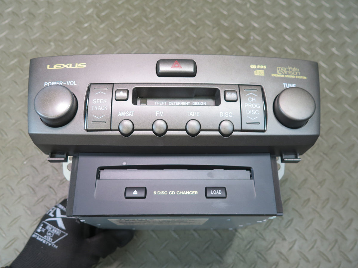 04-06 Lexus LS430 Mark Levinson Radio Cassette CD Player Receiver Head Unit OEM