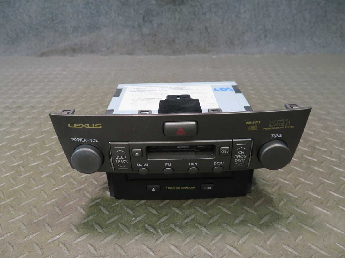 04-06 Lexus LS430 Mark Levinson Radio Cassette CD Player Receiver Head Unit OEM