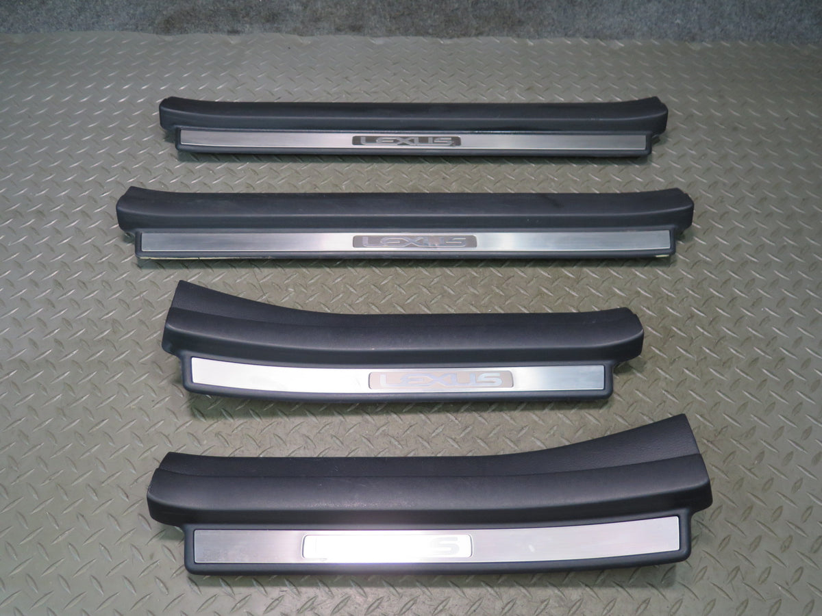 01-06 Lexus LS430 Set of 4 Front & Rear Door Scuff Sill Plate Trim Panel OEM