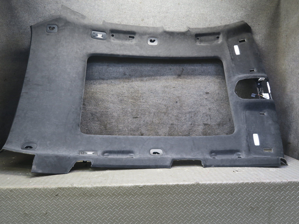 15-18 Porsche Macan Overhead Panoramic Roof Headliner Panel Sunvisor  Handle Set