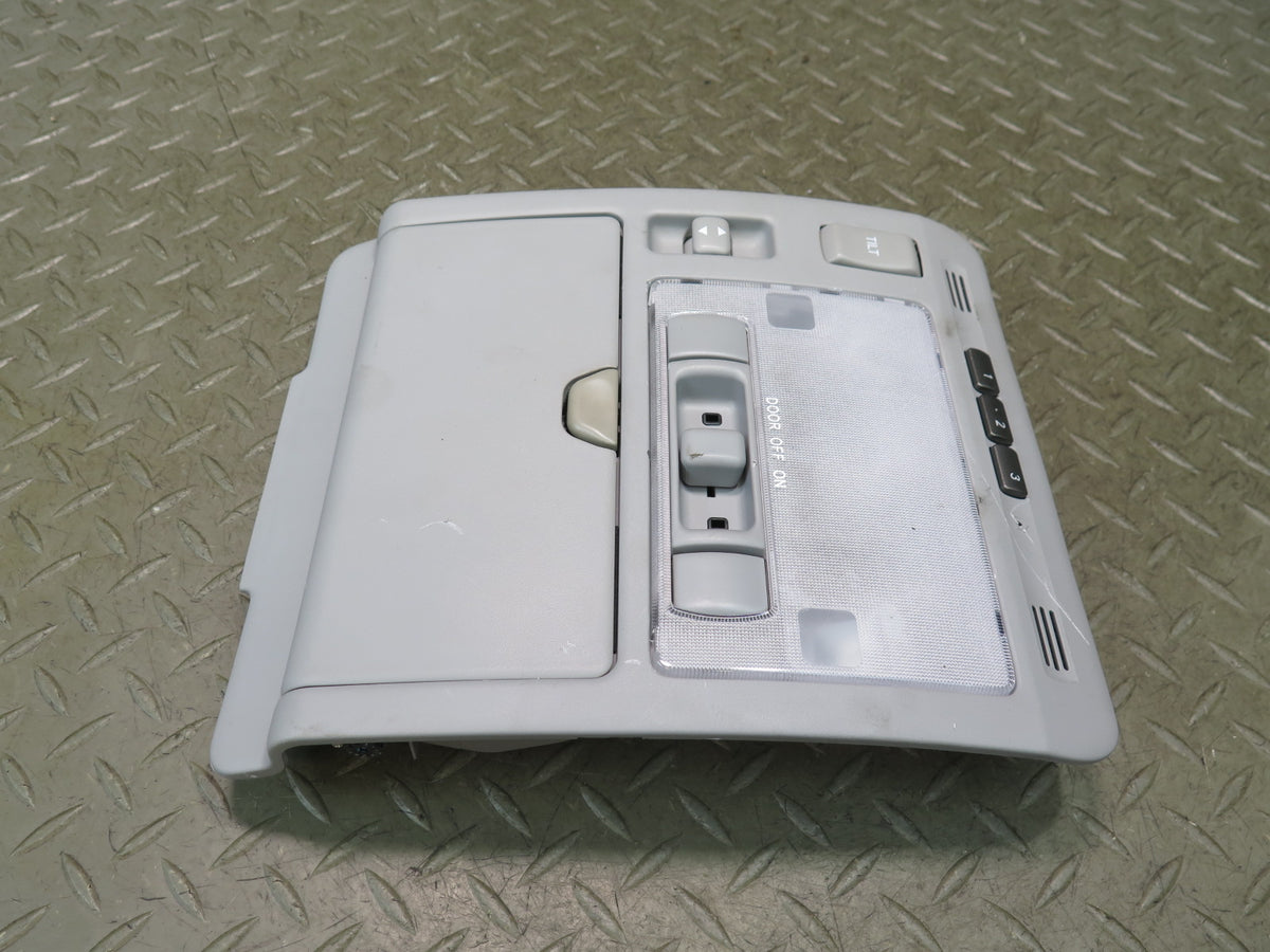 04-06 Lexus UCF30L LS430 Overhead Console Dome Reading Light w Sunroof Gray OEM
