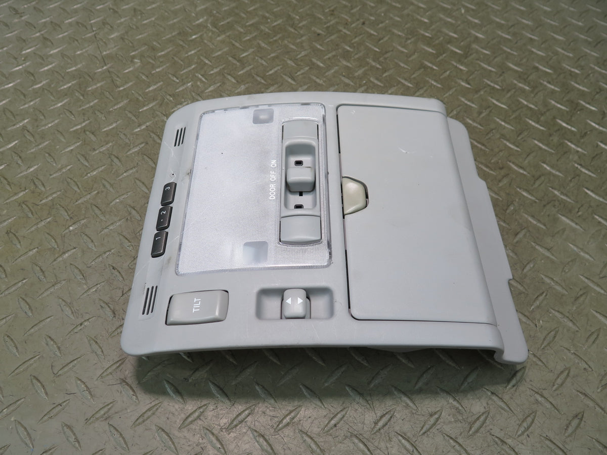 04-06 Lexus UCF30L LS430 Overhead Console Dome Reading Light w Sunroof Gray OEM