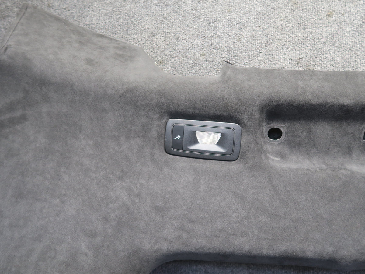 15-18 Porsche Macan Overhead Panoramic Roof Headliner Panel Sunvisor  Handle Set