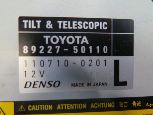 04-06 Lexus LS430 Tilt Telescopic Steering Multiplex Module 89227-50110 OEM