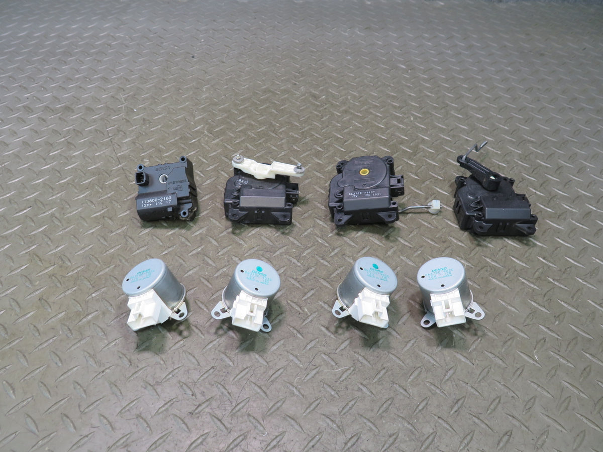 01-06 Lexus UCF30L LS430 Set of 8 A/C Heater Flap Door Actuator Motor OEM