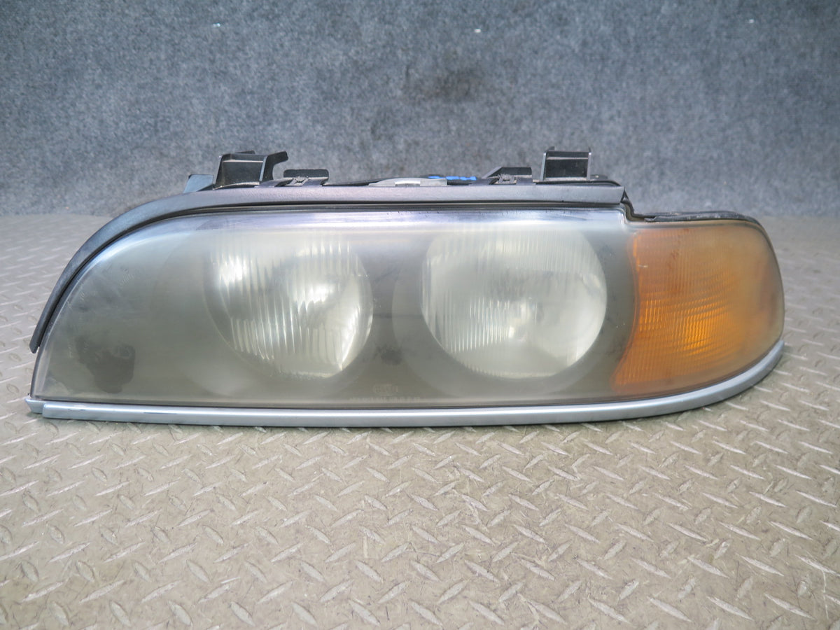 97-98 BMW E39 540i Front Right & Left Halogen Headlight Lamp OEM