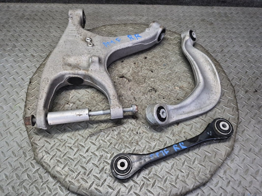 2015-2018 Porsche Macan Rear Right Upper & Lower Control Arm Set of 3