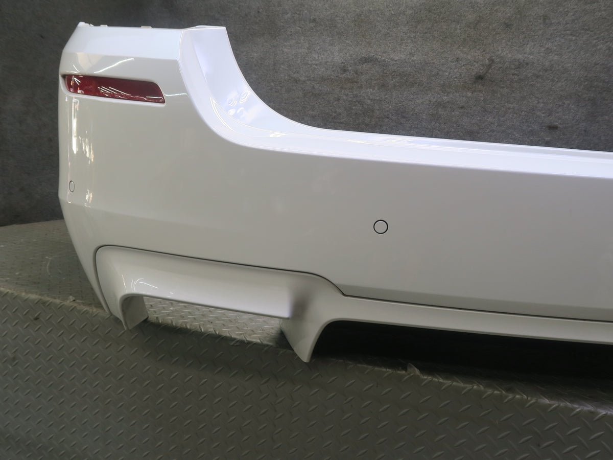 2012-2016 BMW F10 M5 M-sport Rear Bumper Cover w PDC Sensors Alpine White
