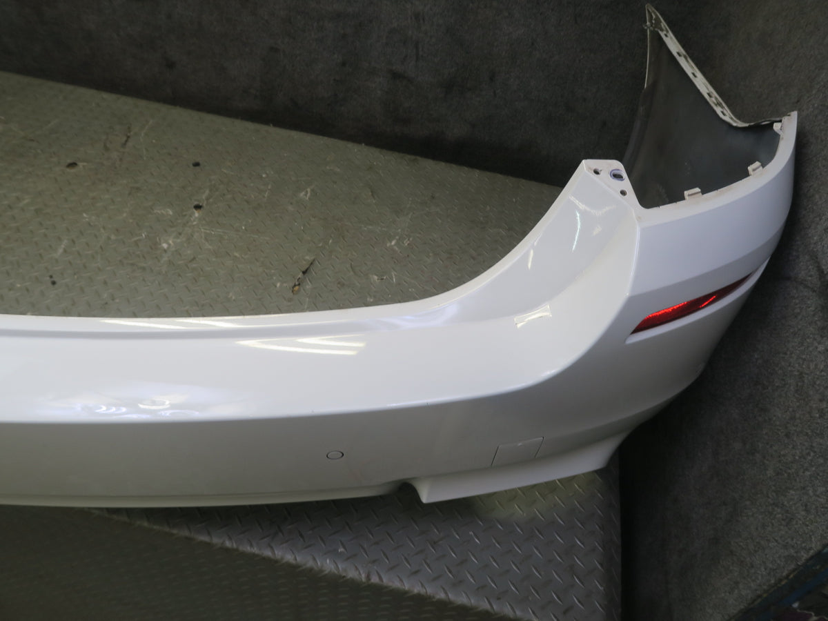 2012-2016 BMW F10 M5 M-sport Rear Bumper Cover w PDC Sensors Alpine White