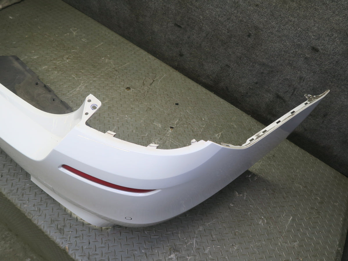 2012-2016 BMW F10 M5 M-sport Rear Bumper Cover w PDC Sensors Alpine White