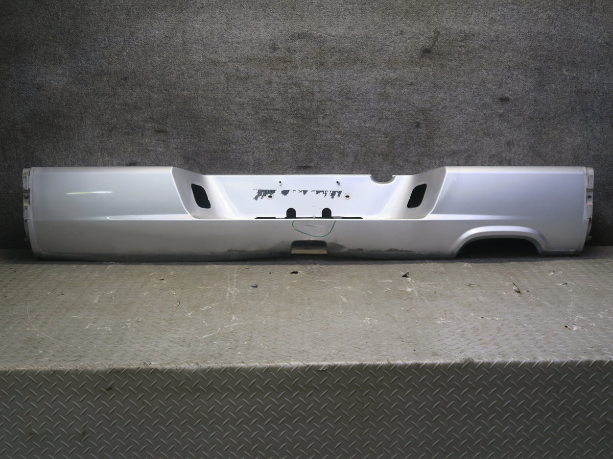 2005 Dodge RAM SRT10 DR Rear Bumper Cover Bright Silver Metallic Damaged