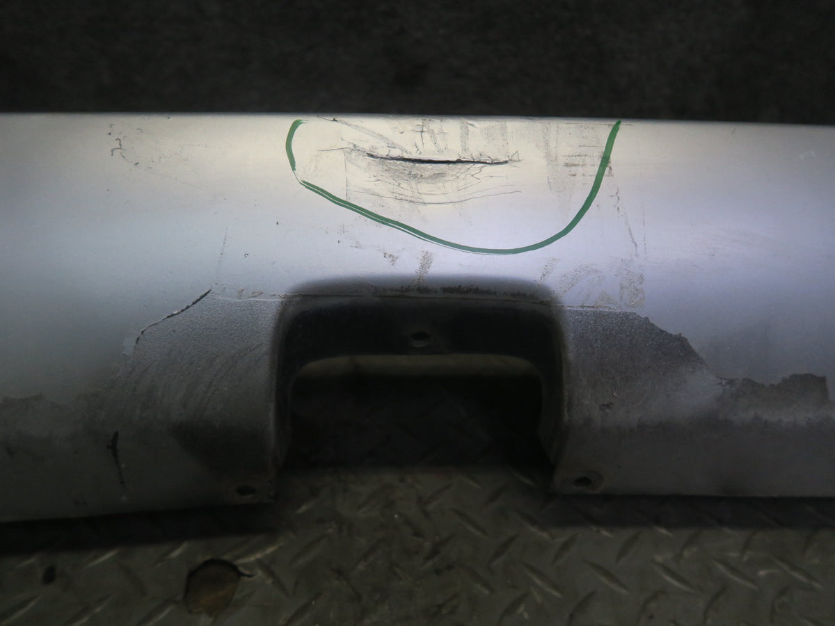 2005 Dodge RAM SRT10 DR Rear Bumper Cover Bright Silver Metallic Damaged