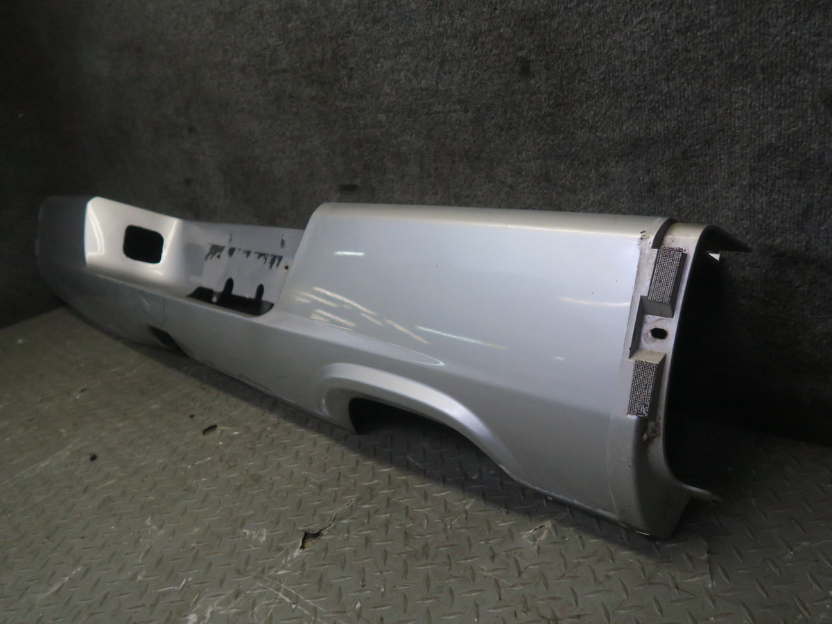 2005 Dodge RAM SRT10 DR Rear Bumper Cover Bright Silver Metallic Damaged