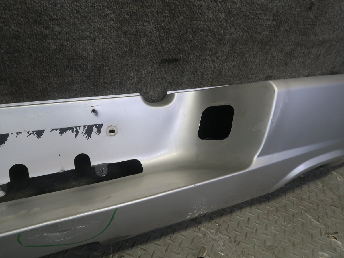 2005 Dodge RAM SRT10 DR Rear Bumper Cover Bright Silver Metallic Damaged