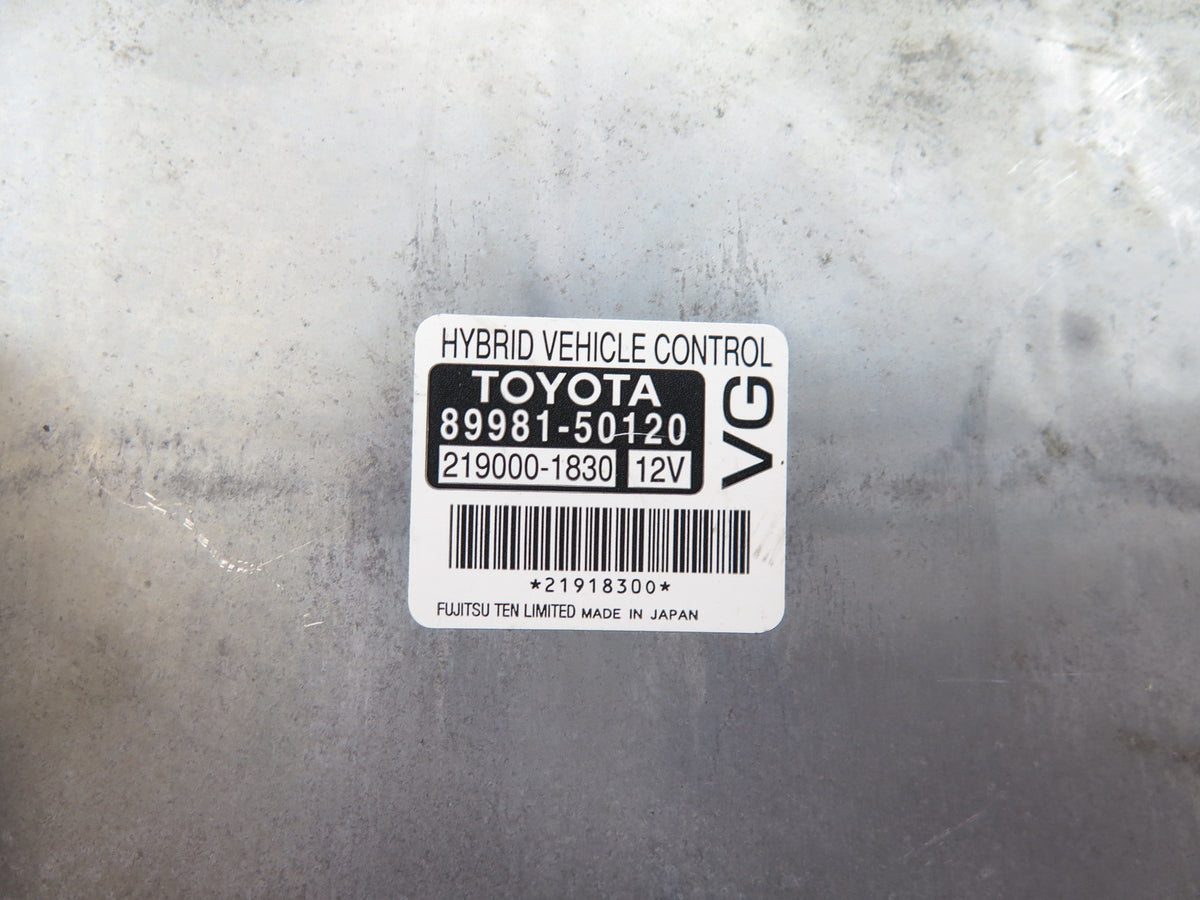 09-12 Lexus UVF46L LS600h Hybrid Vehicle Control Module 89981-50120 OEM