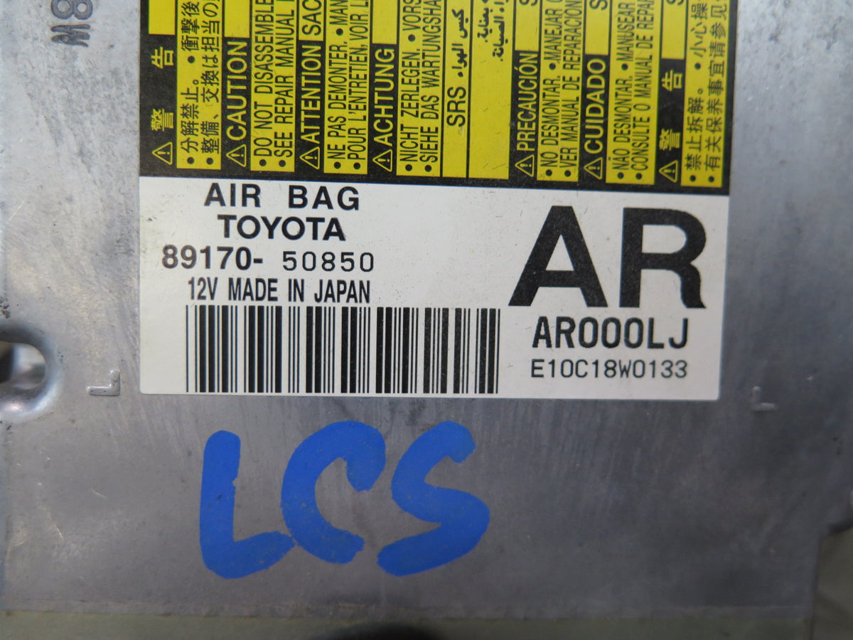 09-12 LEXUS LS600HL LS460 AWDSRS AIRBAG CONTROL MODULE UNIT 89170-50850 OEM