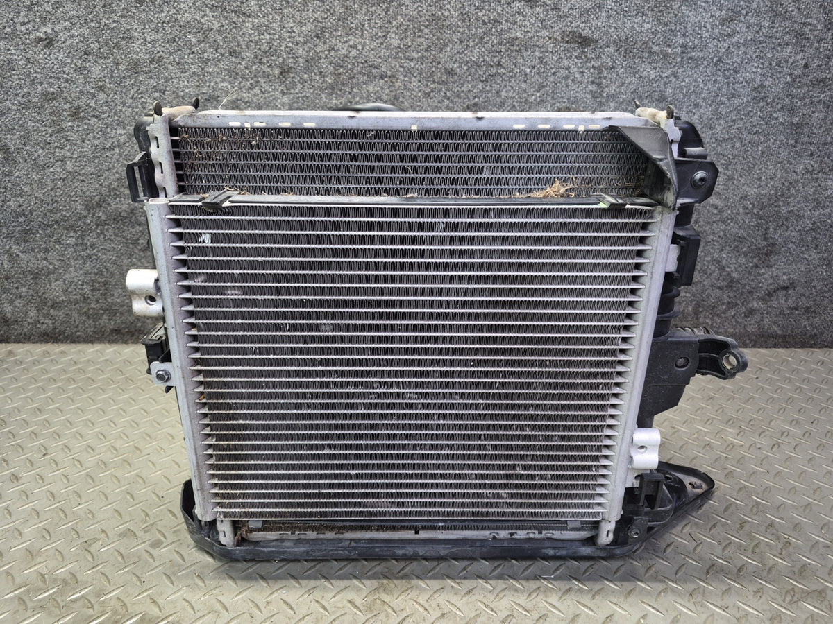 2005-2008 Porsche Boxster 987 Front Right Side Engine Cooling Radiator W/ Fan