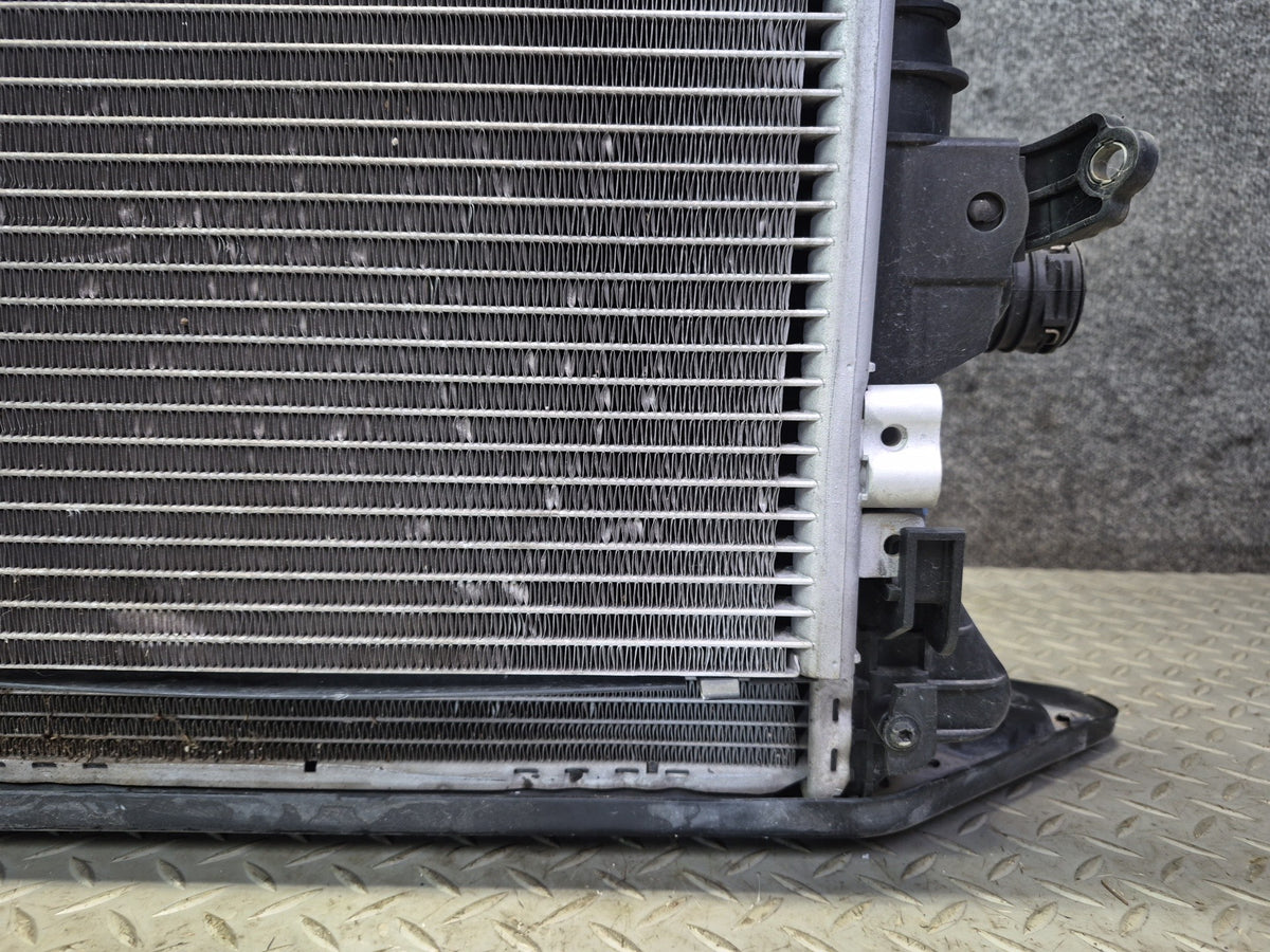 2005-2008 Porsche Boxster 987 Front Right Side Engine Cooling Radiator W/ Fan