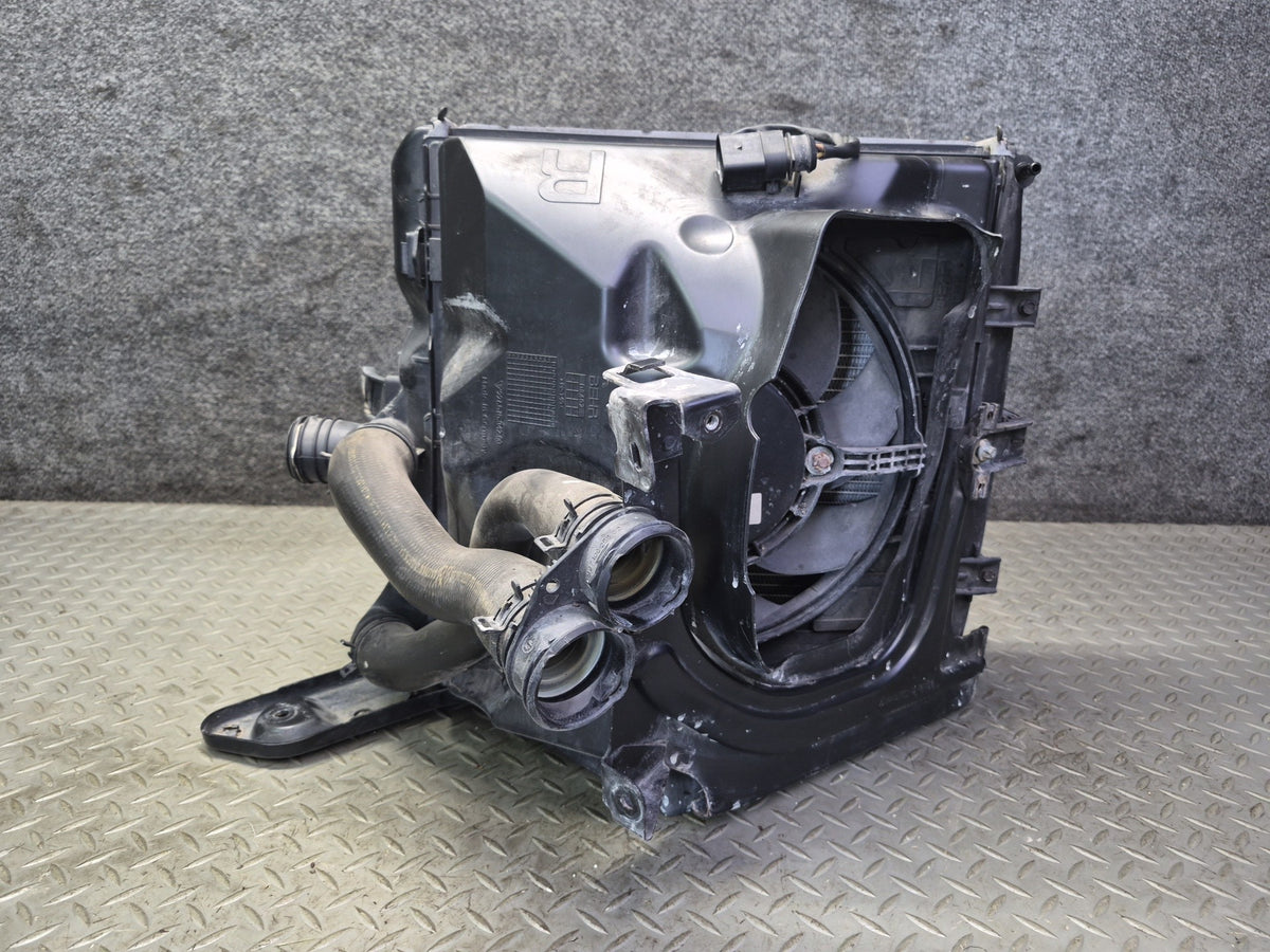 2005-2008 Porsche Boxster 987 Front Right Side Engine Cooling Radiator W/ Fan