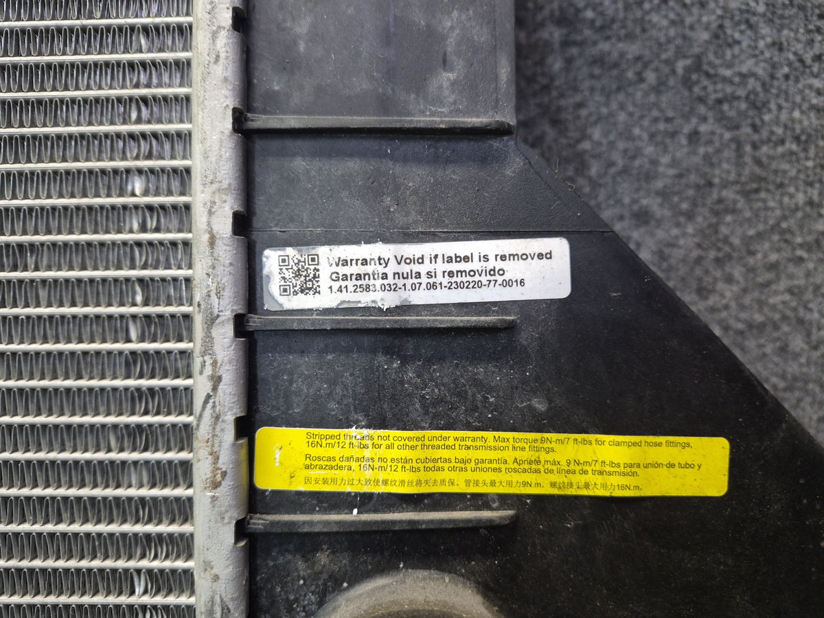 05-06 Dodge RAM SRT10 8.3L DR Engine Cooling Radiator OEM