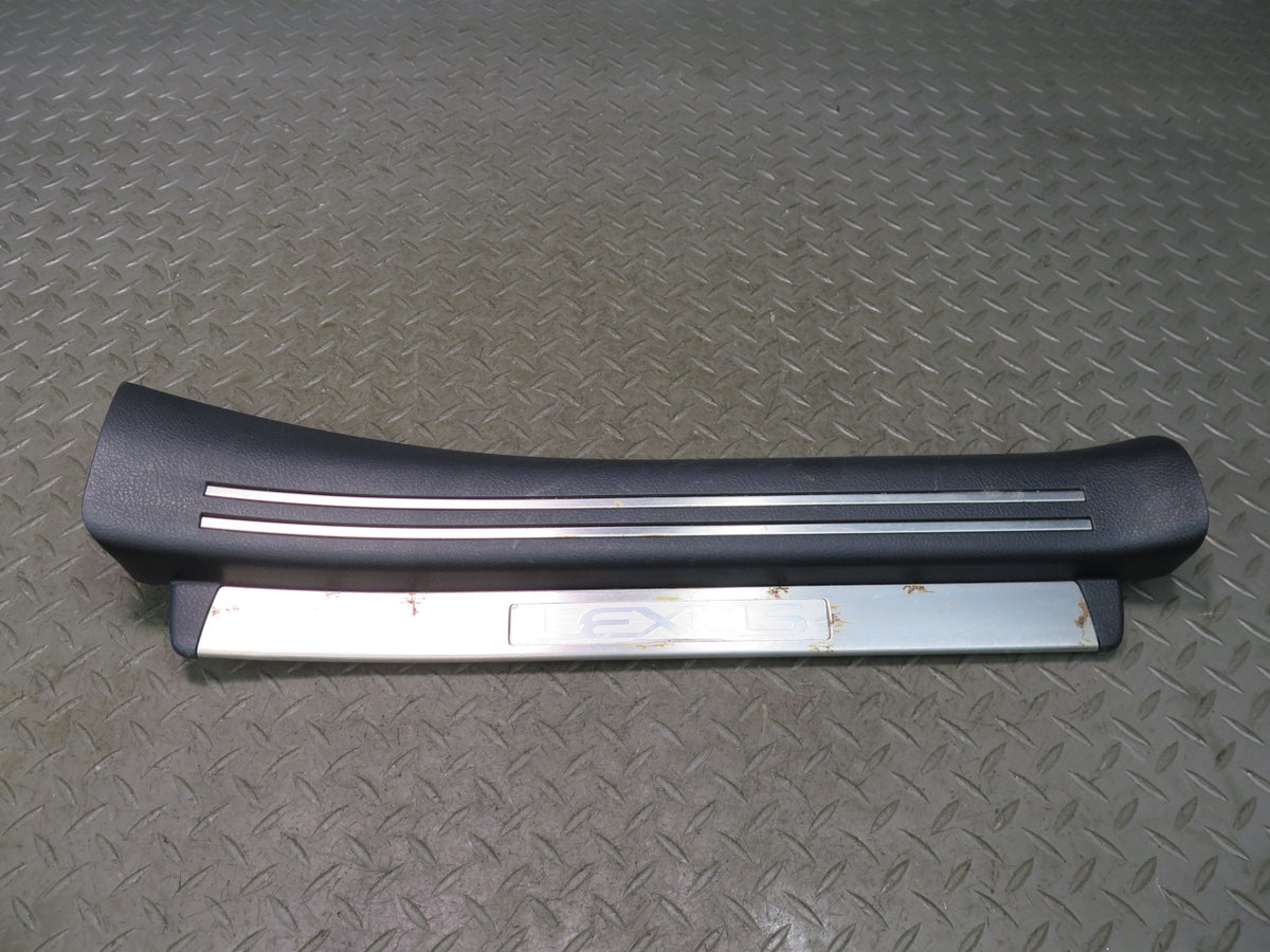 08-12 Lexus UVF46L LS600h Front & Rear Door Scuff Sill Plate Trim Panel Set OEM