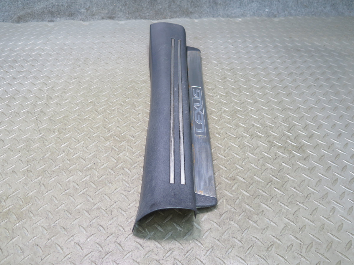 08-12 Lexus UVF46L LS600h Front & Rear Door Scuff Sill Plate Trim Panel Set OEM