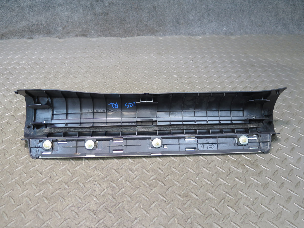 08-12 Lexus UVF46L LS600h Front & Rear Door Scuff Sill Plate Trim Panel Set OEM