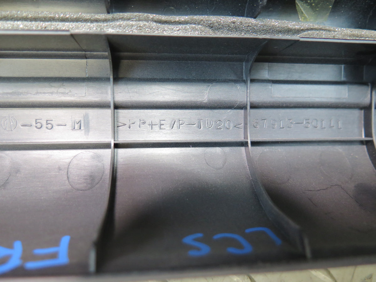 08-12 Lexus UVF46L LS600h Front & Rear Door Scuff Sill Plate Trim Panel Set OEM