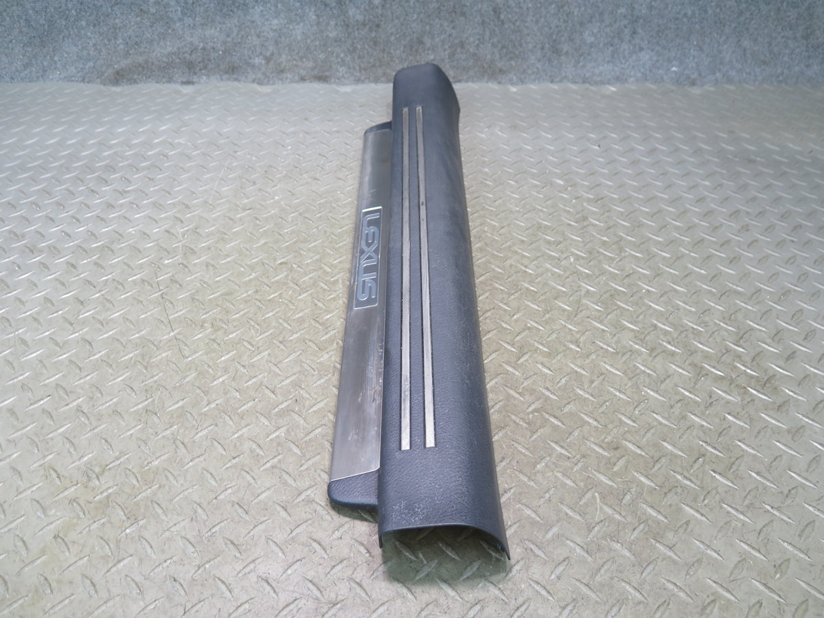 08-12 Lexus UVF46L LS600h Front & Rear Door Scuff Sill Plate Trim Panel Set OEM
