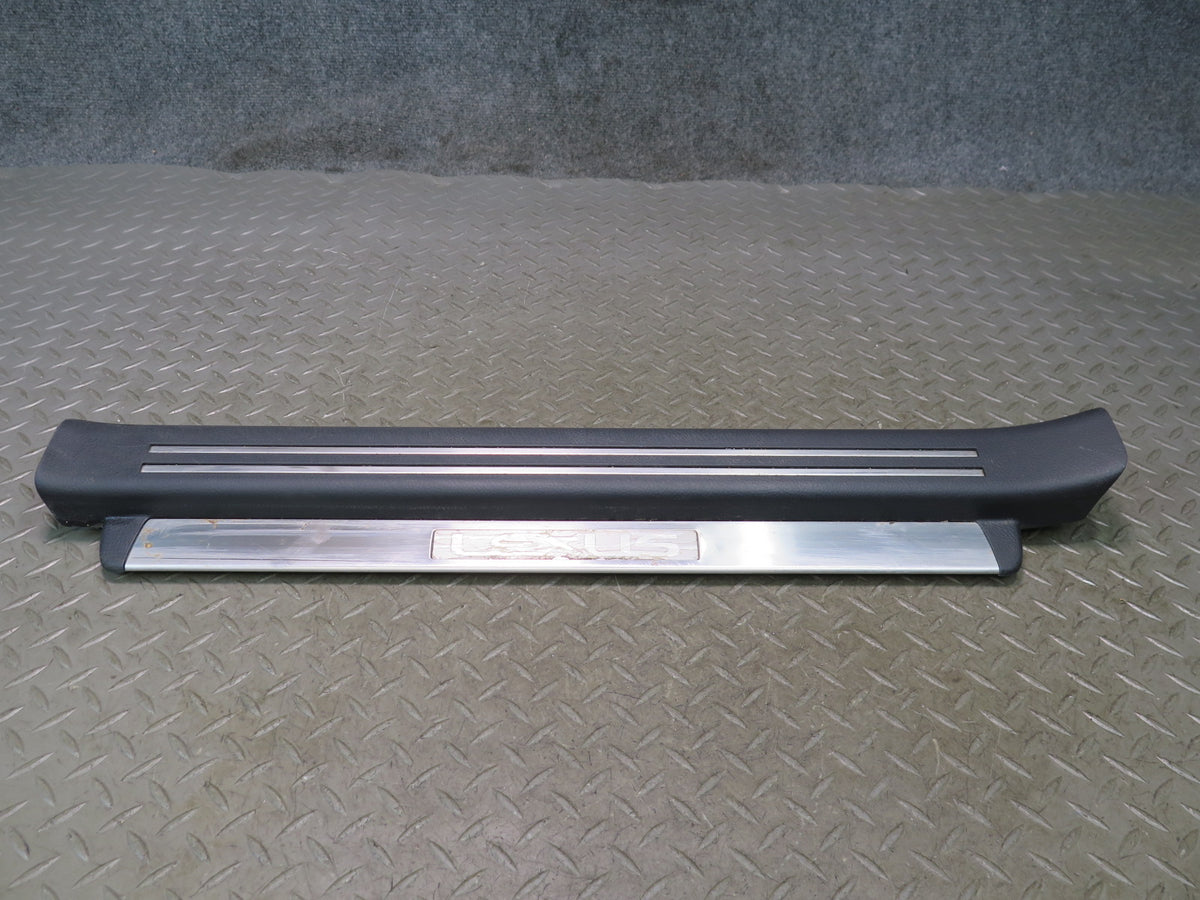 08-12 Lexus UVF46L LS600h Front & Rear Door Scuff Sill Plate Trim Panel Set OEM