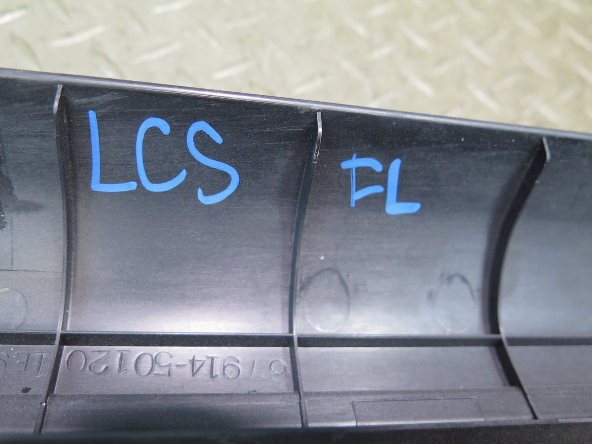 08-12 Lexus UVF46L LS600h Front & Rear Door Scuff Sill Plate Trim Panel Set OEM