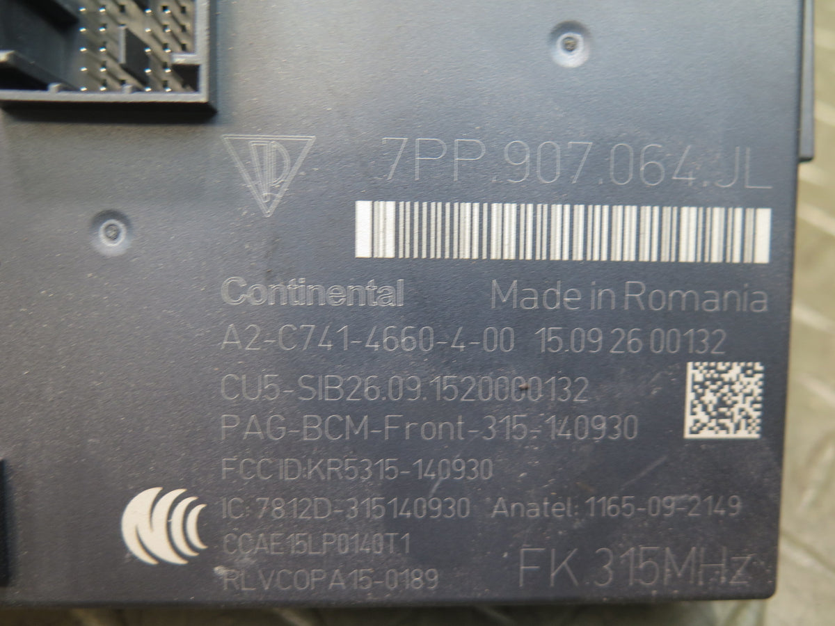 15-18 Porsche Macan 3.6 Turbo Ctla Engine ECU DME Body BCM BCU Ignition Lock Set