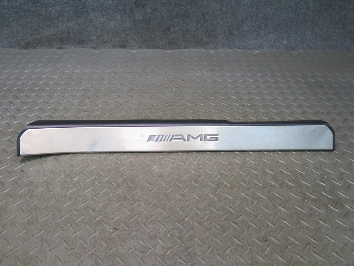 07-13 Mercedes W221 S63 AMG Front & Rear Door Scuff Sill Plate Trim Set OEM