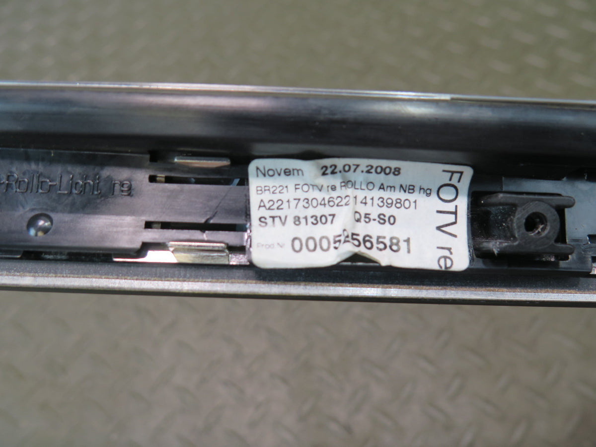 07-13 Mercedes W221 S63 AMG Front & Rear Door Panel Trim Wood Set OEM