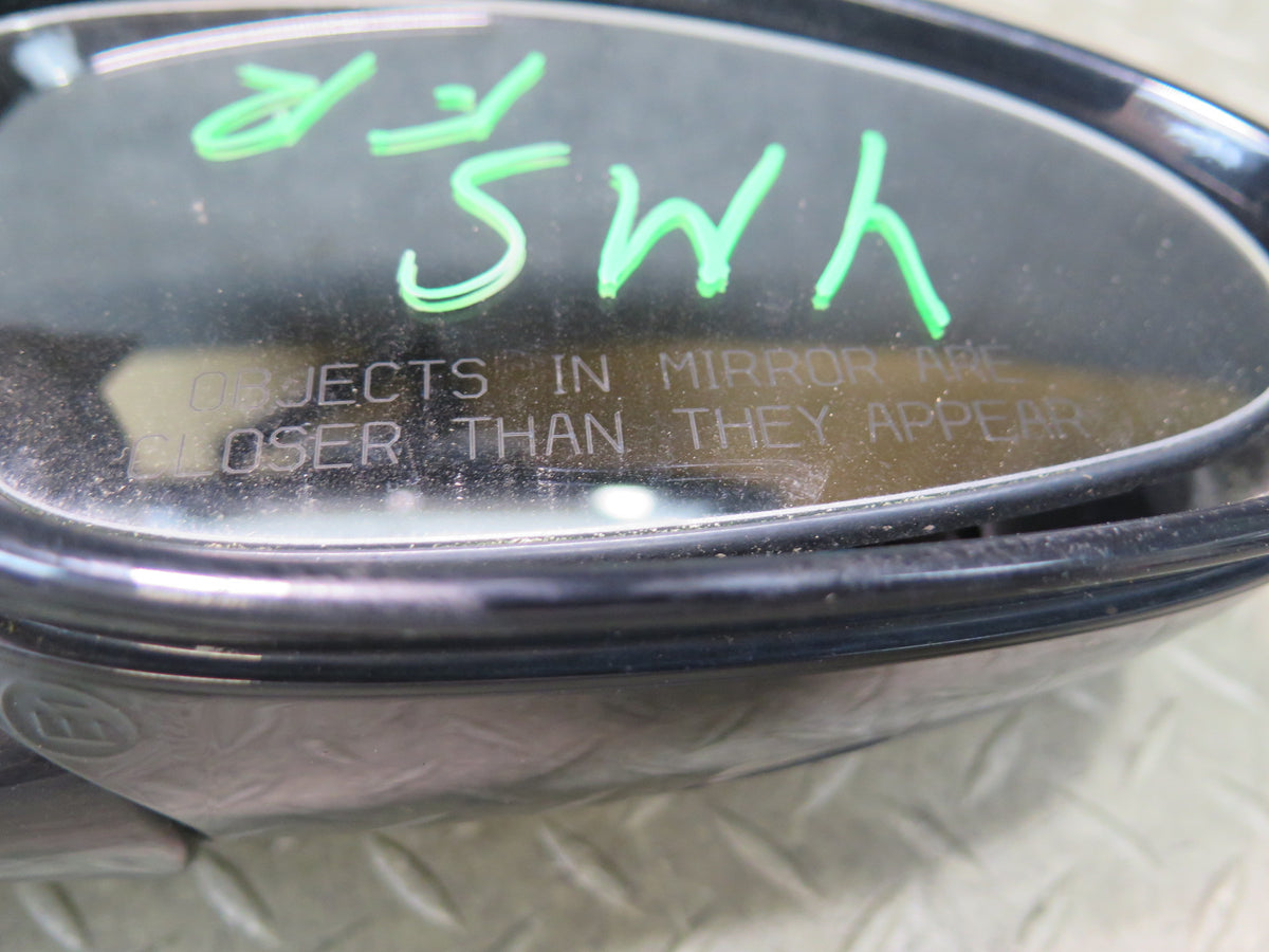07-09 Mercedes W221 S-class Right Door Side View Memory Heated Mirror Black OEM